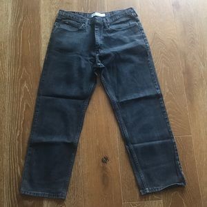 Men’s Relaxed Black Jeans